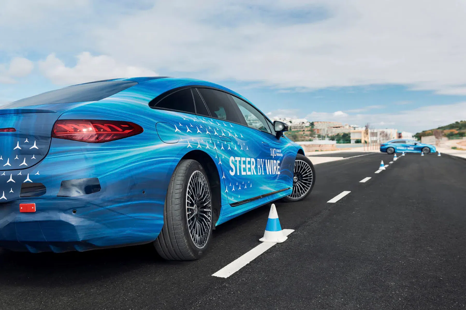 Mercedes EQS stuur wielen